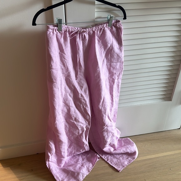 Onia linen pants pink new - Picture 5 of 5
